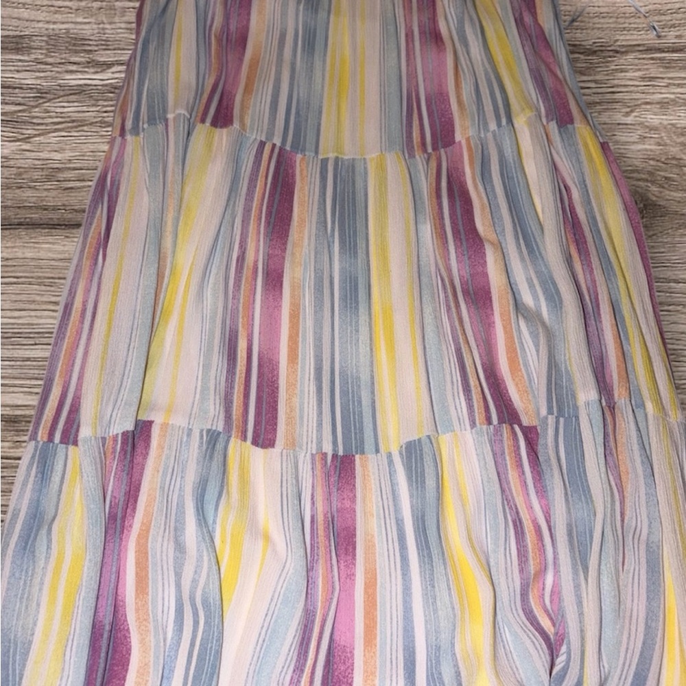 LC Lauren Conrad Multicolor Striped Maxi Dress